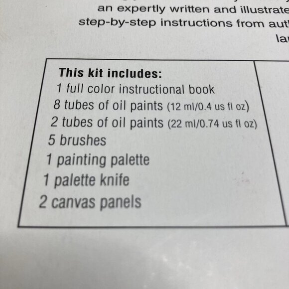 Introduction to the Art of Oil Painting Full Kit By Philip Berrill 2009 - Picture 16 of 16